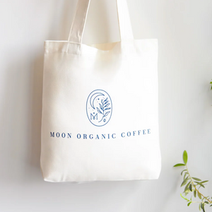 Moon Organic Coffee Branded Canvas Tote Bag